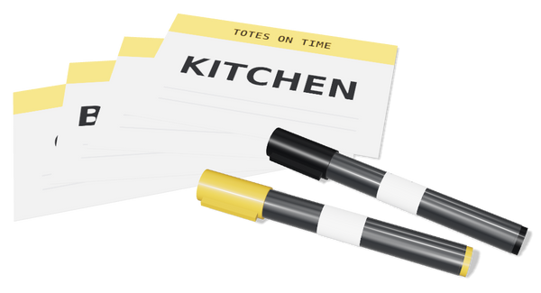Room labels and marker set